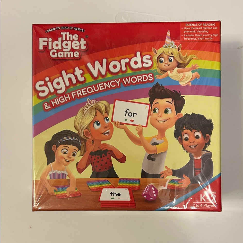 The Fidget Game Sight Words